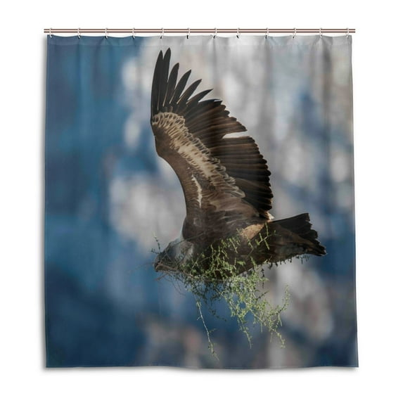 Libin Eagle Wings Shower Curtain Waterproof Bathroom Shower Curtain 60x72 inches