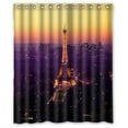 thumbnail image 1 of Libin Effiel Tower Shower Curtain Polyester Fabric Bathroom Decorative Curtain Size 60x72 Inches, 1 of 3