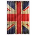 thumbnail image 1 of Libin England Flag Shower Curtain Polyester Fabric Bathroom Decorative Curtain Size 48x72 Inches, 1 of 3