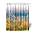 thumbnail image 1 of Libin Fall Foliage Shower Curtain Field of Trees Polyester Fabric Shower Curtain Bathroom Sets with Hooks 60x72 Inches, 1 of 3
