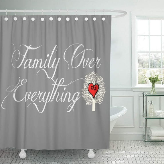 Libin Family Over Everything Shower Curtain 66x72 inch