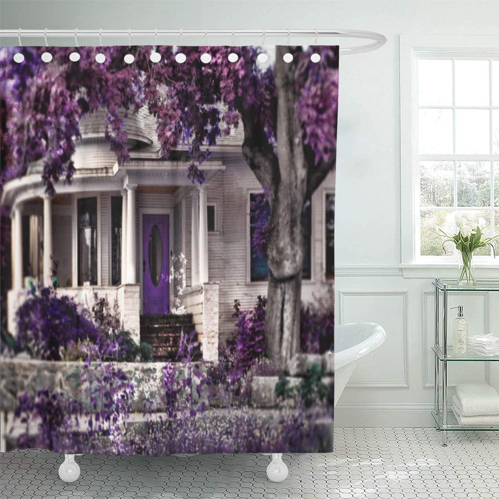 Libin Floral Purple Victorian House Flower Lavender Wisteria