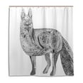 thumbnail image 1 of Libin Fox Shower Curtain Waterproof Bathroom Shower Curtain 60x72 inches, 1 of 3