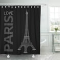 thumbnail image 1 of Libin France Love Paris Eiffel Tower Vintage Elegant Monument Wierka Shower Curtain 60x72 inch, 1 of 3