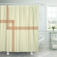 thumbnail image 1 of Libin Frank Geometric Lines Lloyd Wright Bold Rectangles Showplace Treat Shower Curtain 60x72 inch, 1 of 3