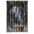 thumbnail image 1 of Libin Galaxy Triangle Light Point Spot Shower Curtain Polyester Fabric Bathroom Decorative Curtain Size 48x72 Inches, 1 of 3