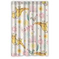 thumbnail image 1 of Libin Giraffe Shower Curtain Polyester Fabric Bathroom Decorative Curtain Size 48x72 Inches, 1 of 3