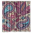 thumbnail image 1 of Libin Graceful Artistic Pretty Pattern Shower Curtain Waterproof Polyester Fabric Bathroom Curtain 66x72 inch, 1 of 3