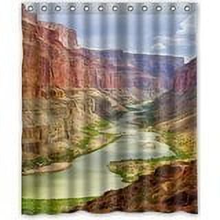 Libin Grand Canyon Scenery Arizona Shower Curtain Polyester Fabric Bathroom Decorative Curtain Size 60x72 Inches