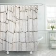 thumbnail image 1 of Libin Gray Closeup Black Old of The Stones Brown Rock Shower Curtain 66x72 inch, 1 of 3