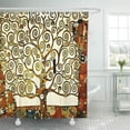 thumbnail image 1 of Libin Gustav Klimt The Tree of Life Stoclet Fine Masterpiece Shower Curtain 60x72 inch, 1 of 3