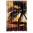 thumbnail image 1 of Libin Hawaii Palm Trees Shower Curtain Polyester Fabric Bathroom Decorative Curtain Size 48x72 Inches, 1 of 3