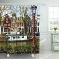thumbnail image 1 of Libin Holland Amsterdam Travel Wanderlust Shower Curtain 66x72 inch, 1 of 3