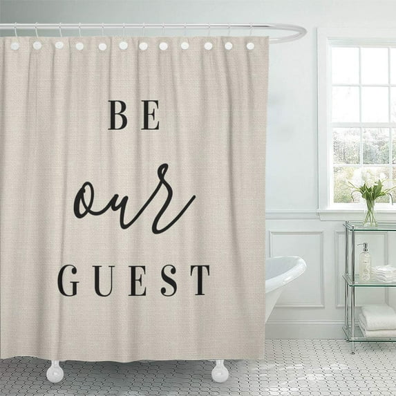 Libin Home Farmhouse Be Our Rustic House Farm Country Modern Shower Curtain 60x72 inch