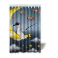thumbnail image 1 of Libin Illustration Waterproof Polyester Bathroom Shower Curtain 48x72 Inches, 1 of 5