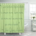 thumbnail image 1 of Libin Leader John Quincy Leadership Dream Inspire Learn Become Achieve Shower Curtain 66x72 inch, 1 of 3