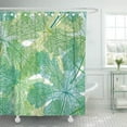 thumbnail image 1 of Libin Leaf Seamless Green Leaves Pattern Texture Abstract Vector Autumn Spring Shower Curtain 60x72 inch, 1 of 3