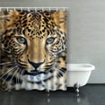 thumbnail image 1 of Libin Leopard Wild African Savannah Shower Curtains Bathroom Curtain 60x72 Inch, 1 of 3