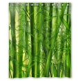 thumbnail image 1 of Libin Light Green And Green Bamboo Forest Shower Curtain Waterproof Polyester Fabric Bathroom Curtain 60x72 inch, 1 of 3