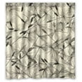 thumbnail image 1 of Libin Line Figure Dandelion Shower Curtain Polyester Fabric Bathroom Decorative Curtain Size 66x72 Inches, 1 of 3
