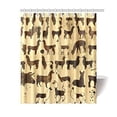 thumbnail image 1 of Libin Llamas Shower Curtain Polyester Fabric Bathroom Decorative Curtain Size 60x72 Inches, 1 of 3