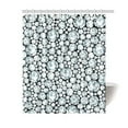 thumbnail image 1 of Libin Luxurious White Diamond Pattern Bathroom Waterproof Fabric Shower Curtain 60x72 inches, 1 of 3