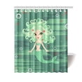 thumbnail image 1 of Libin Mermaid Bathroom Shower Curtain 60x72 inch, 1 of 3
