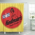 thumbnail image 1 of Libin Mustard Club Shower Curtain 66x72 inch, 1 of 3