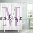 thumbnail image 1 of Libin Name Kids Personalized Monogram Cute Preppy Custom Monogrammed Play Shower Curtain 66x72 inch, 1 of 3