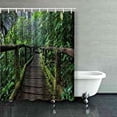 thumbnail image 1 of Libin National Park Thailand Shower Curtain Polyester Bathroom Curtain 60x72 inches, 1 of 3