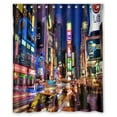 thumbnail image 1 of Libin New York city at night Shower Curtain Polyester Fabric Bathroom Decorative Curtain Size 60x72 Inches, 1 of 3