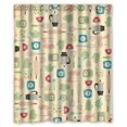 thumbnail image 1 of Libin Novelty Shower Curtain Polyester Fabric Bathroom Decorative Curtain Size 60x72 Inches, 1 of 3