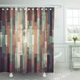 thumbnail image 1 of Libin Old Brown Abstract Wood Material for Vintage Colorful Candy Shower Curtain 66x72 inch, 1 of 3