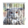 thumbnail image 1 of Libin Owl Bathroom Waterproof Fabric Shower Curtain 66x72 inches, 1 of 3