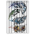 thumbnail image 1 of Libin Peacock Shower Curtain 48x72 inches, 1 of 3