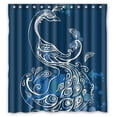 thumbnail image 1 of Libin Peacock Shower Curtain 66x72 inches, 1 of 3