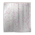 thumbnail image 1 of Libin Pink Decorative Pattern Shower Curtain Waterproof Bathroom Shower Curtain 48x72 inches, 1 of 3