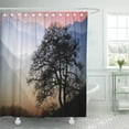 thumbnail image 1 of Libin Pink Ridges Smoky Mountain Sunset from Blue Ridge Parkway Shower Curtain 60x72 inch, 1 of 3