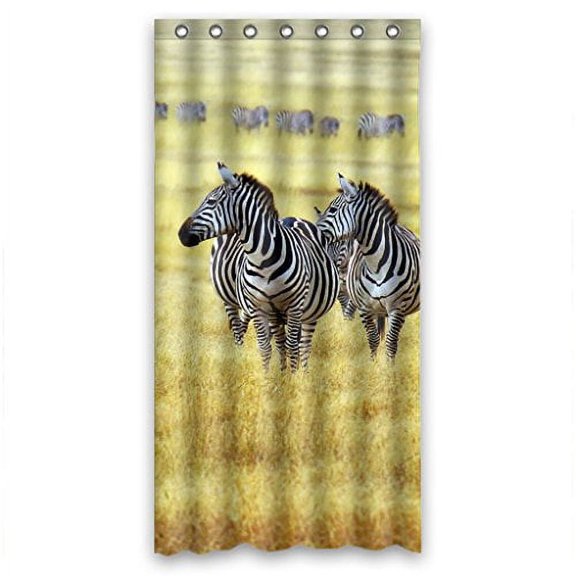 Libin Pinto Shower Curtain Polyester Fabric Bathroom Decorative Curtain Size 36x72 Inches