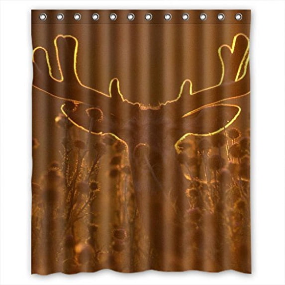 Libin Plane Shower Curtain Polyester Fabric Bathroom Decorative Curtain Size 36x72 Inches