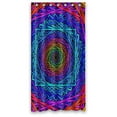 thumbnail image 1 of Libin Rainbow Shower Curtain Polyester Fabric Bathroom Decorative Curtain Size 36x72 Inches, 1 of 3