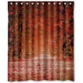 thumbnail image 1 of Libin Red Autumn Maple Shower Curtain Polyester Fabric Bathroom Decorative Curtain Size 60x72 Inches, 1 of 3