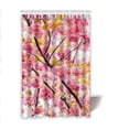 thumbnail image 1 of Libin Sakura Waterproof Polyester Bathroom Shower Curtain 48x72 Inches, 1 of 3
