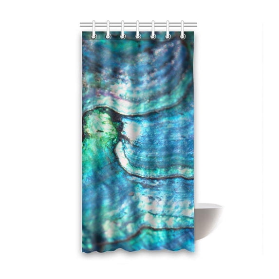 Libin Scale Waterproof Polyester Bathroom Shower Curtain 36x72 Inches