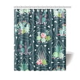 thumbnail image 1 of Libin Seamless Pattern With Succulents And CactuseShower Curtain Bathroom Decor 60x72 Inch, 1 of 3