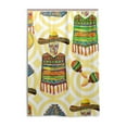 thumbnail image 1 of Libin Skull Culture Egyptian Pyramids Print Polyester Fabric Shower Curtain Waterproof Decorative Bathroom Curtain With Hooks 48x72 inches, 1 of 3