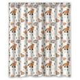 thumbnail image 1 of Libin Small Animal Fox Rabbit Cat And Squirrel Shower Curtain Polyester Fabric Bathroom Decorative Curtain Size 60x72 Inches, 1 of 3