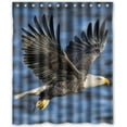 thumbnail image 1 of Libin Soaring Eagle Shower Curtain Polyester Fabric Bathroom Decorative Curtain Size 60x72 Inches, 1 of 3