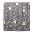 thumbnail image 1 of Libin Stars Love And Glass Shower Curtain Waterproof Bathroom Shower Curtain 66x72 inches, 1 of 3