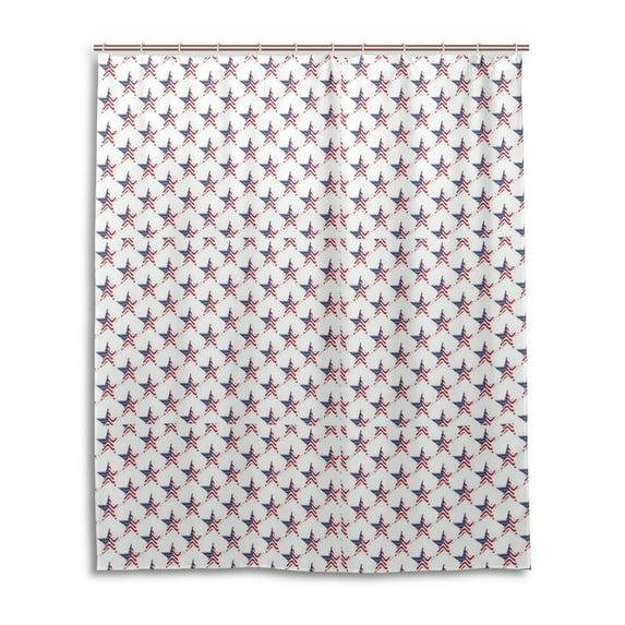 Libin Stars of The American Flag Shower Curtain Waterproof Bathroom Shower Curtain 60x72 inches